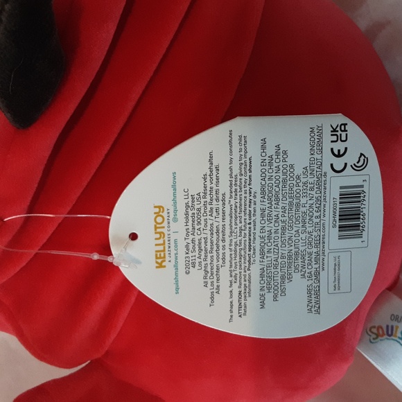 Squishmallows - 8" Dustin with devil hoodie/costume, NWT - Picture 5 of 7